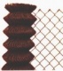Detail vrobku: Pletivo PVC - hnd, vka 100 cm, oko 5x5 cm
